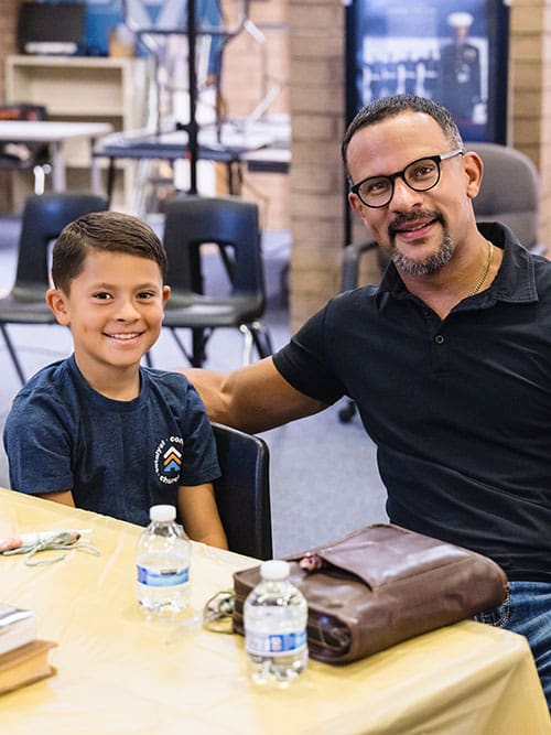 father and son